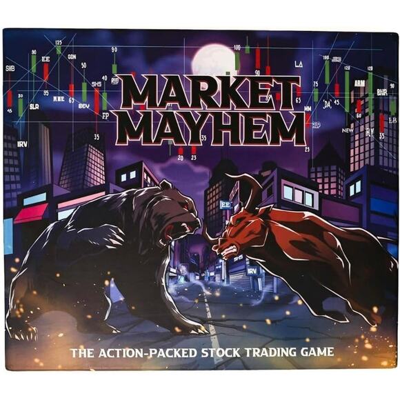 Flyer Brothers Other - Market Mayhem | The Action Packed Stock Trading Board Game | 2-4 Players | 90 Mi